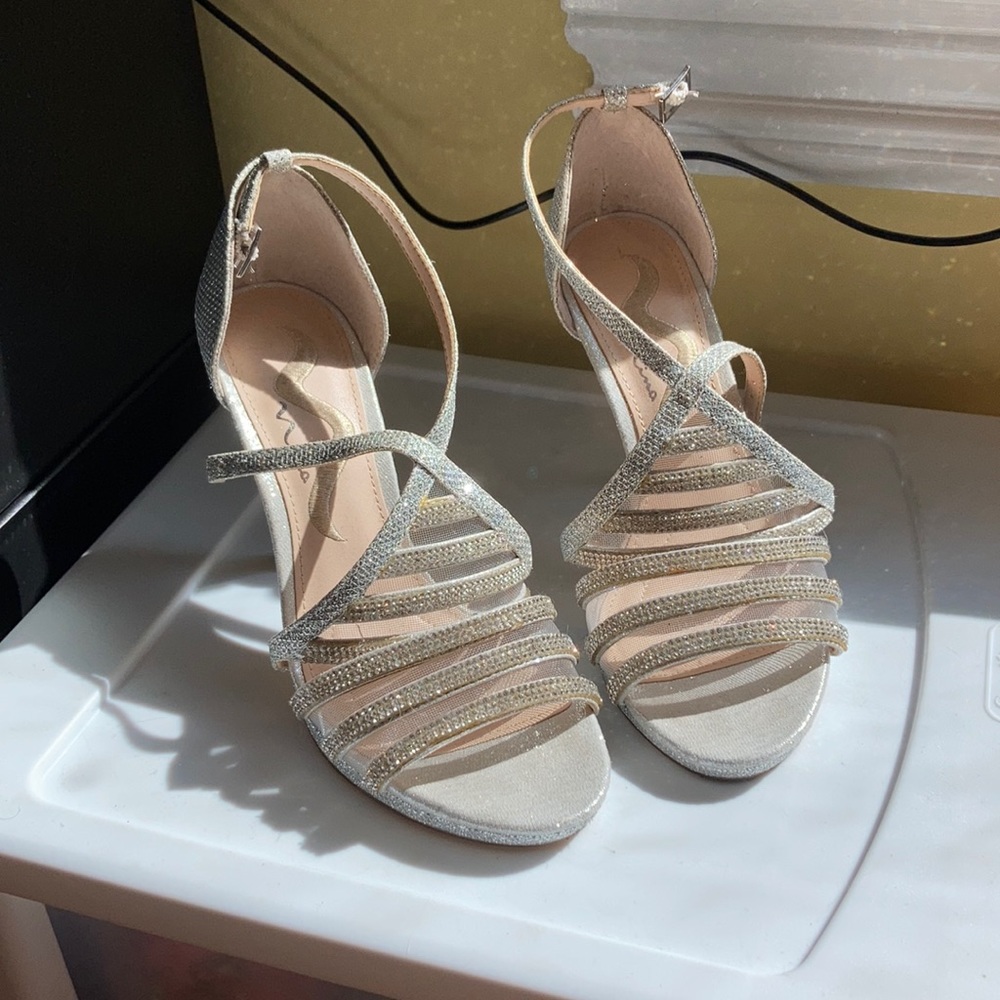 Sparkly high heels